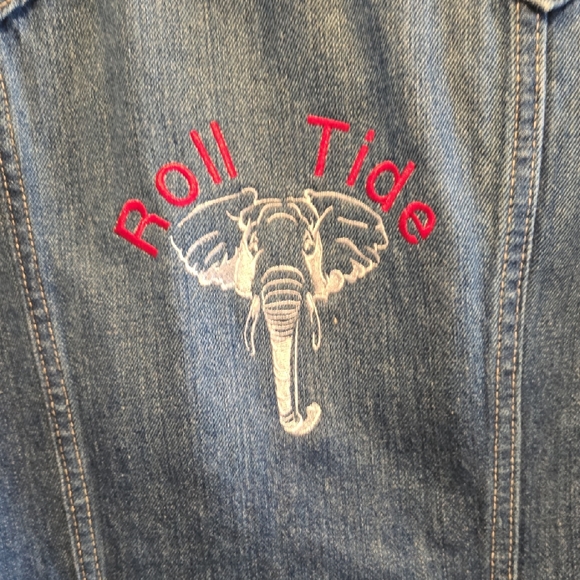 GAP Jackets & Blazers - GAP Denim Jacket with Roll Tide Embroidery